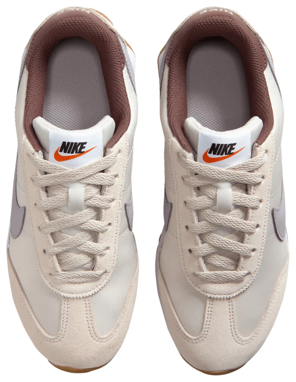 Детские кроссовки для мальчиков с замшевыми вставками Nike Pacific, Tattoo/Light Orewood Brown/Silver Lilac — фото 4