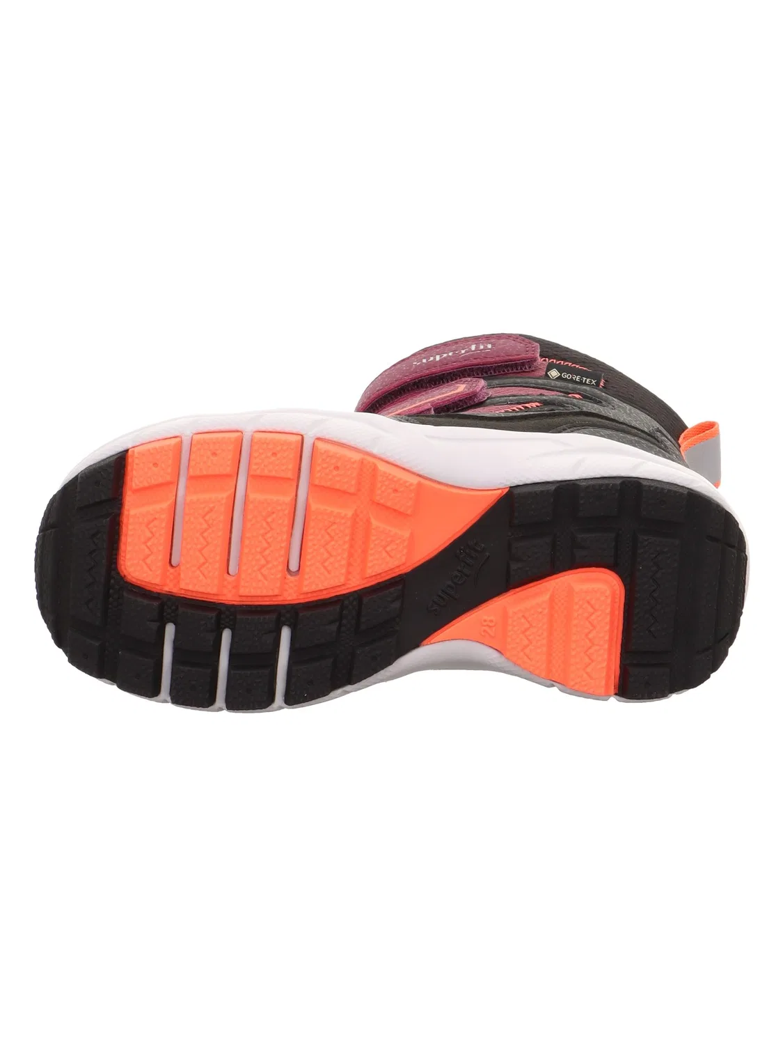 Детские снежные ботинки для девочек теплые Culusuk 2.0 Gore-tex Warm Padding Superfit, Red Black 5000 — фото 4