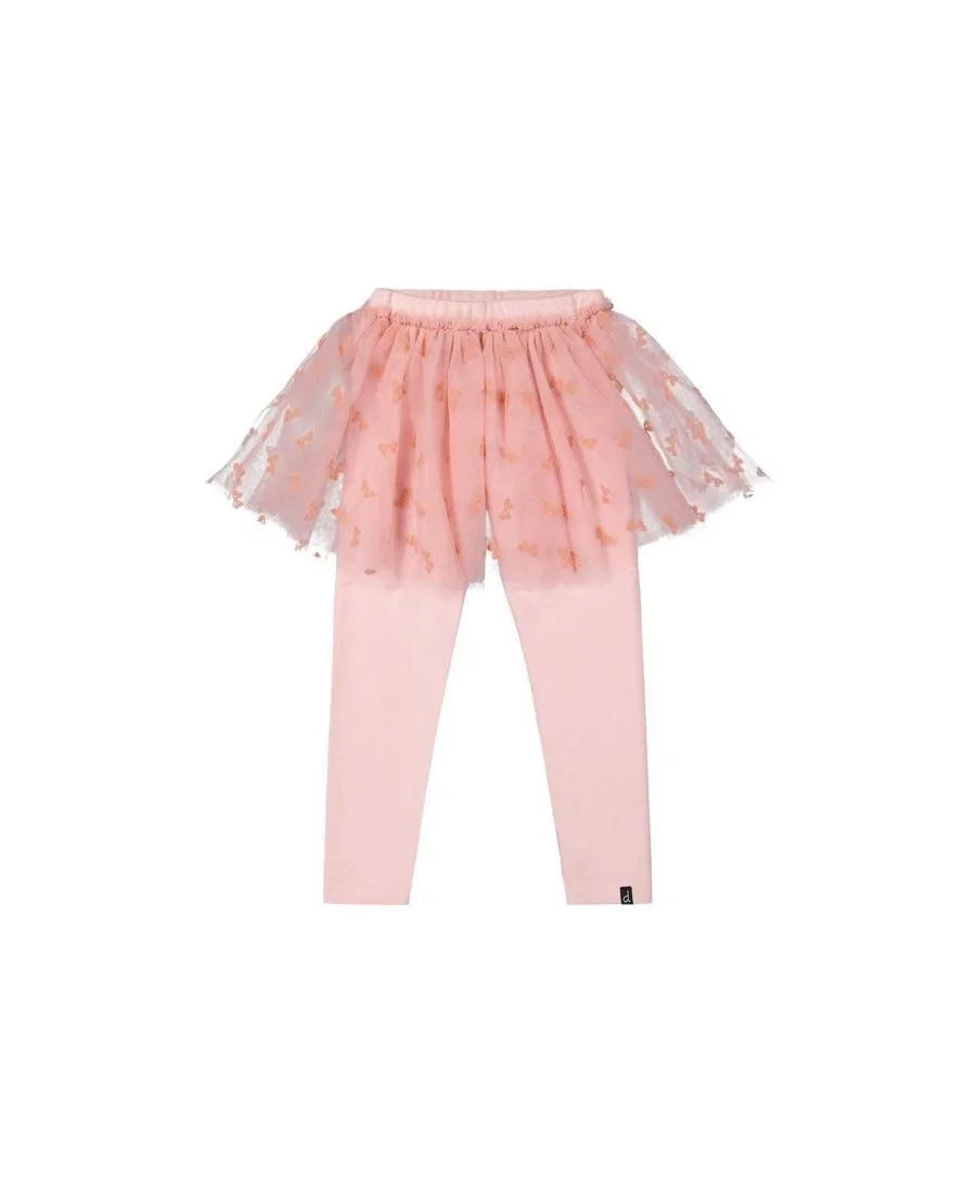 Леггинсы с юбкой-пачкой из коллекции Girls Must-Haves Deux par Deux, Pale Dusty Pink