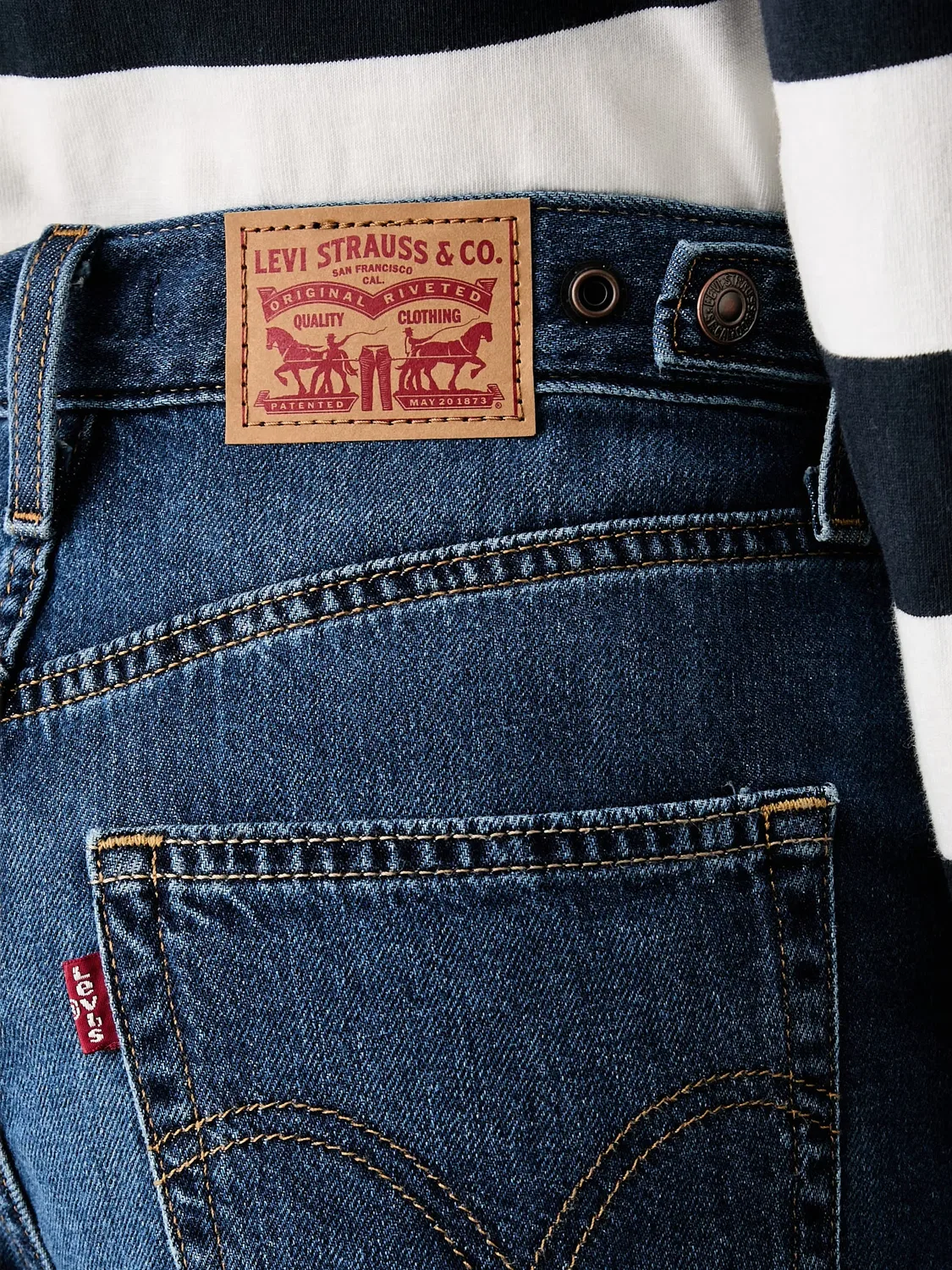 Джинсовые шорты Cinch с логотипом Levi'S, синий — фото 4