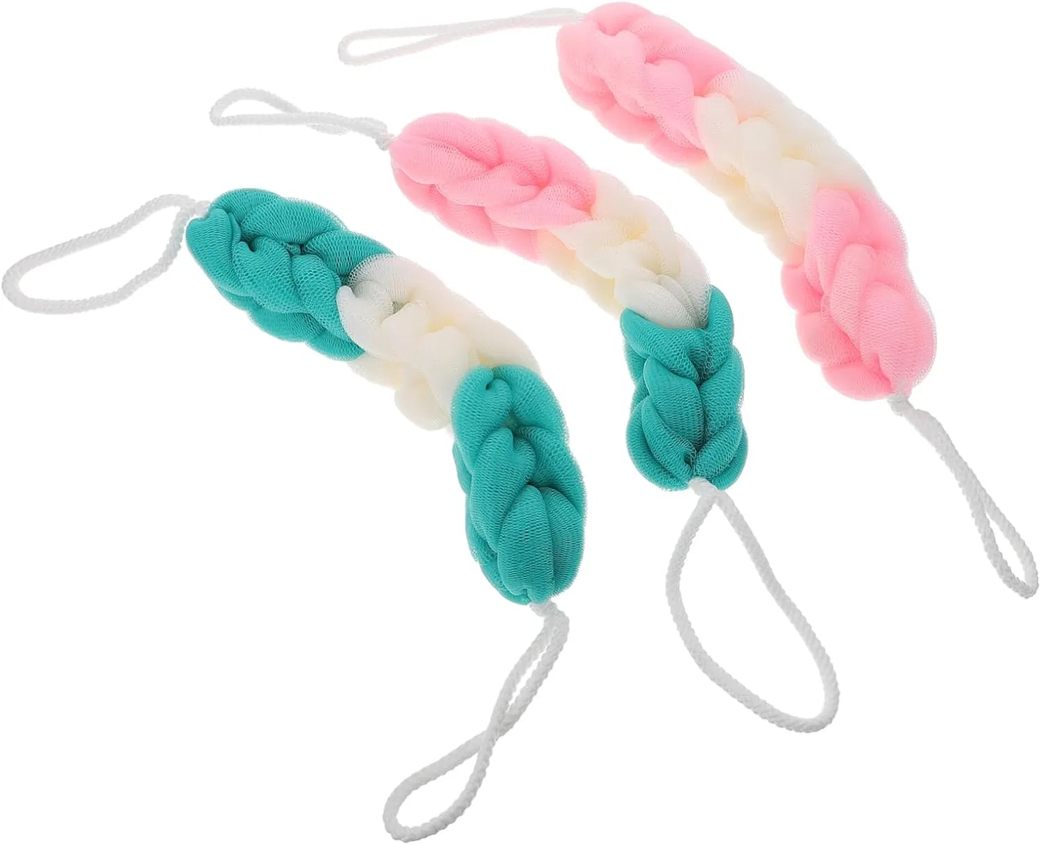 Мочалка для душа Set of 3, DECHOUS, 3 шт, 30x5x5 см, Assorted Colours