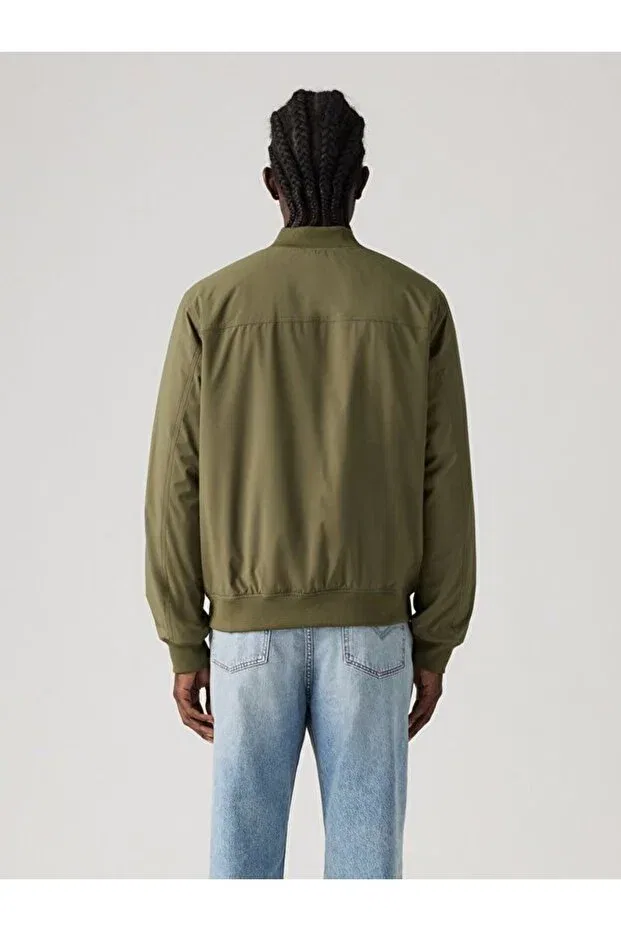 Мужское куртка-бомбер с принтом Mr. bomber jacket coat Levi'S, Green — фото 2