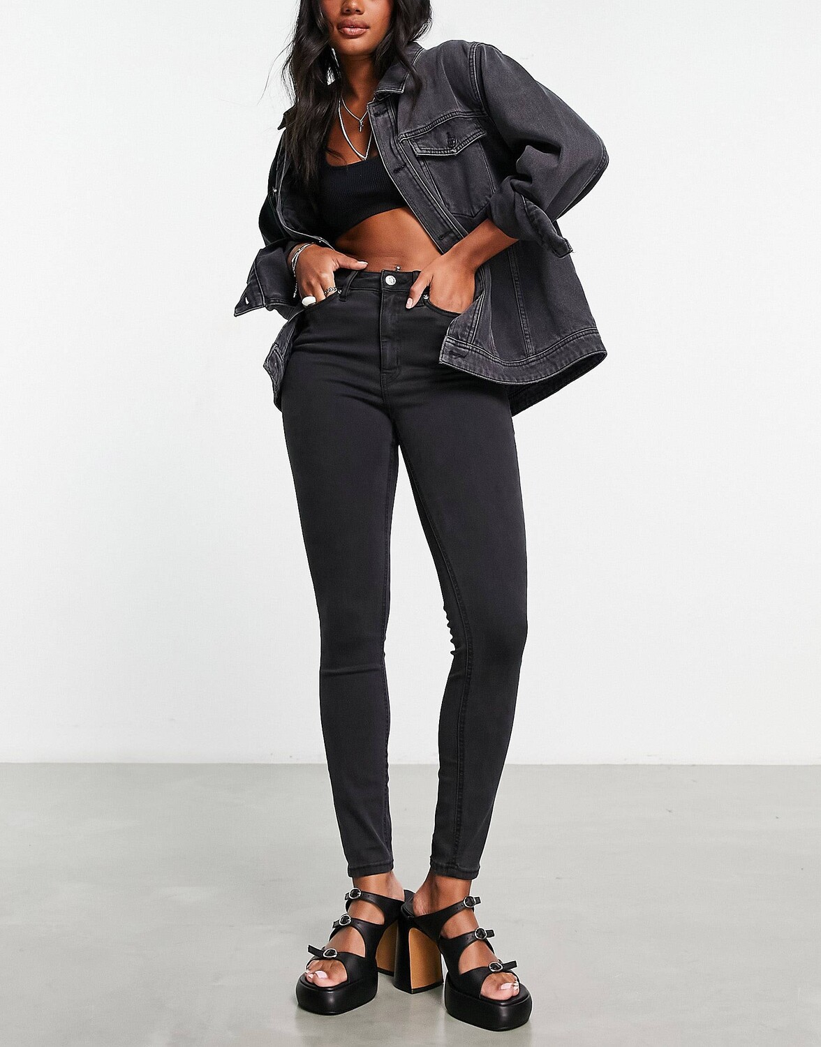 

Черные джинсы скинни ASOS DESIGN Ultimate
