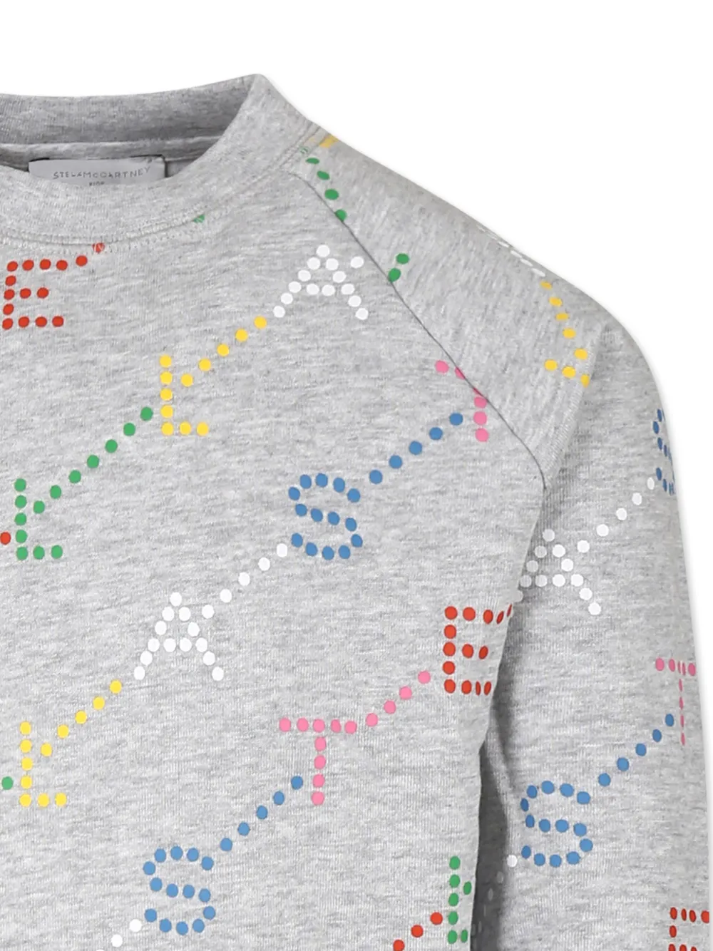 Спортивный костюм с логотипом Stella McCartney Kids, серый — фото 3