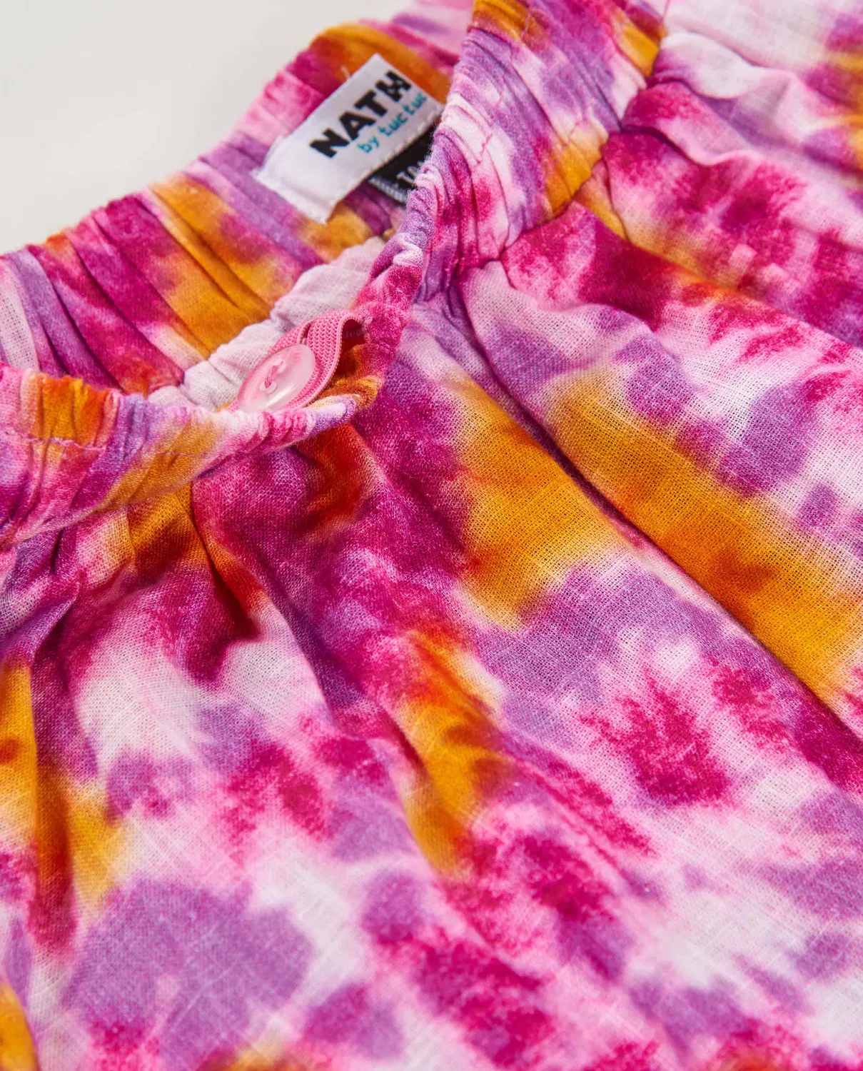 Детская юбка для девочек с принтом Tie-Dye Tuc tuc, Fucsia — фото 2