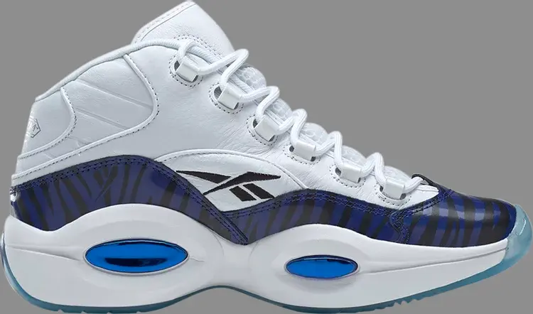 

Кроссовки panini x question mid 'tiger prizm' Reebok, белый