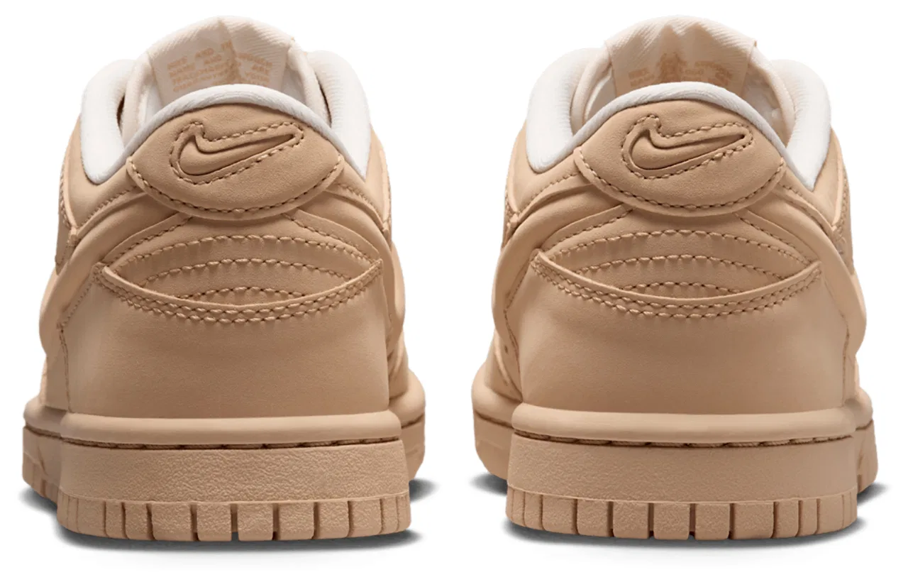 Детские кроссовки для мальчиков с низким силуэтом Nike Dunk Low Lv8 1, Sesame Sesame Pale Ivory — фото 3