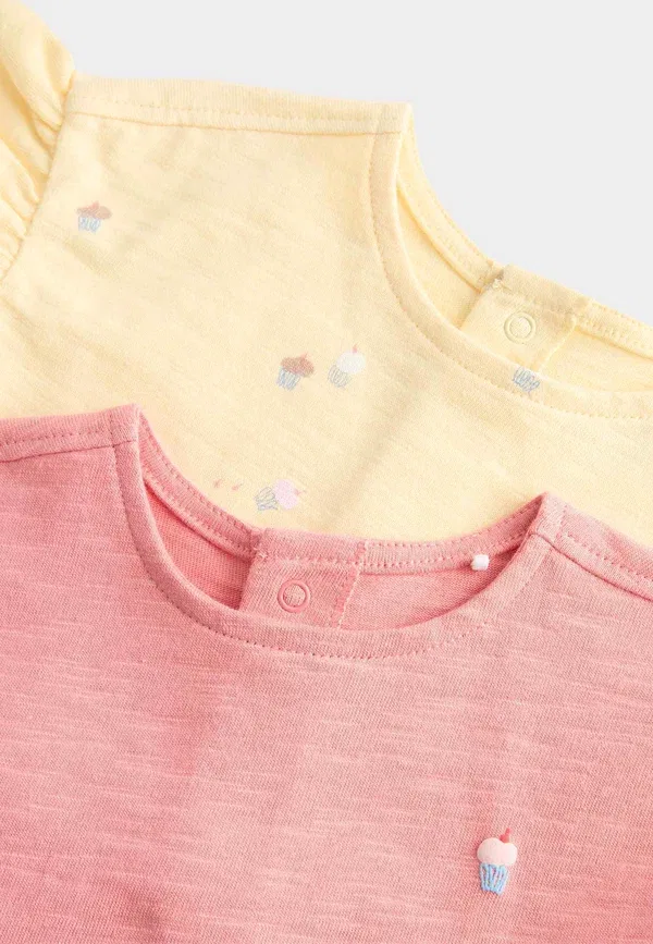 Комплект из 2 платьев из хлопка day dress Marks & Spencer, multi, мультиколор — фото 3
