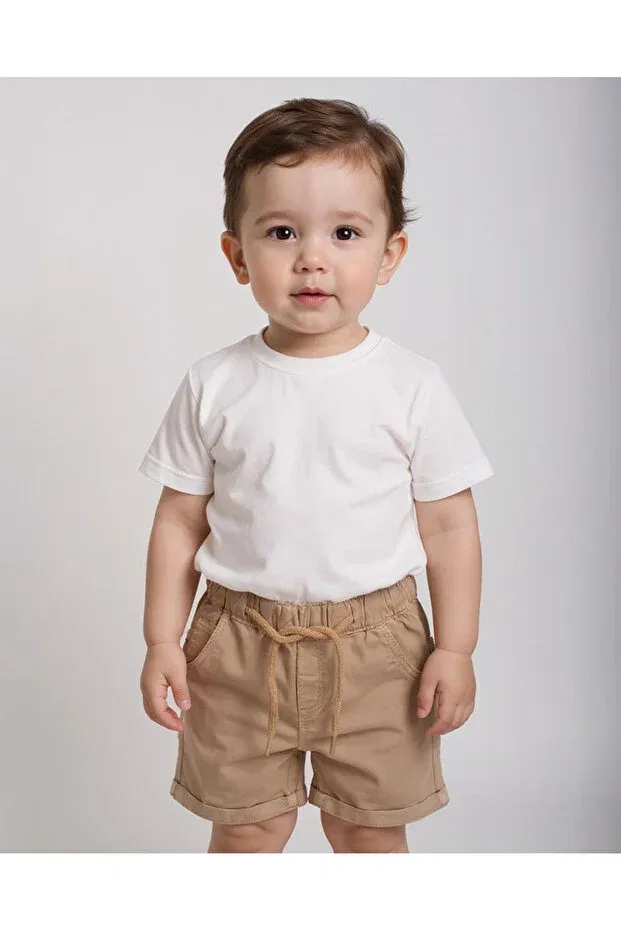 Детские шорты для мальчиков с карманами Emsun, Beige