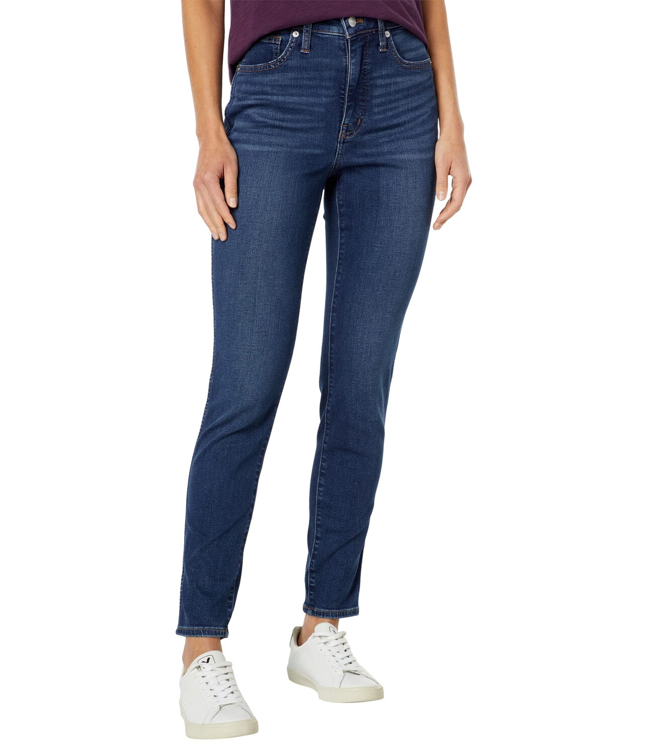 

Джинсы Madewell, Curvy High-Rise Skinny Jeans in Coronet Wash