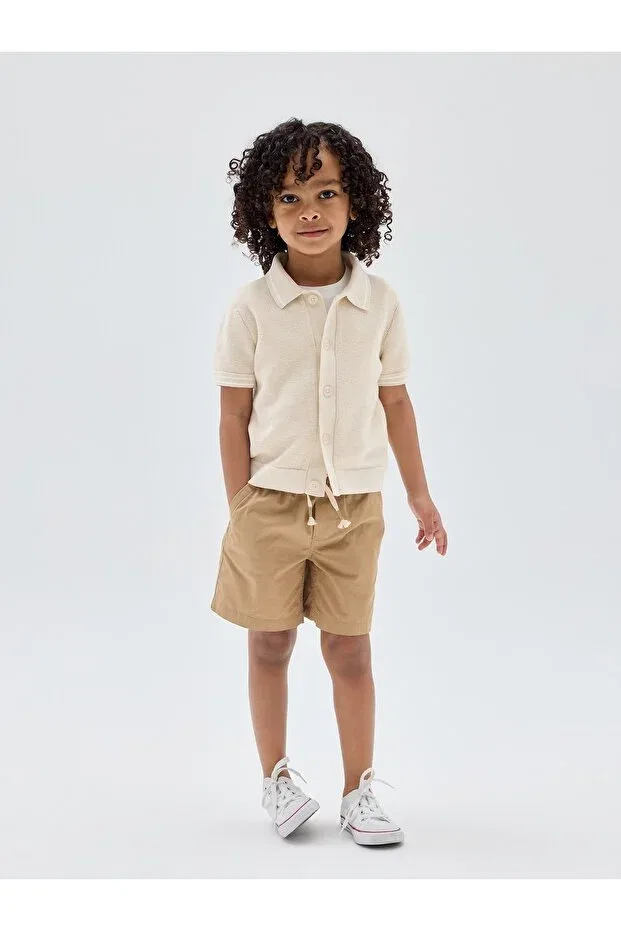 Детские шорты для мальчиков хлопковые Gap, Light Brown-003 — фото 2