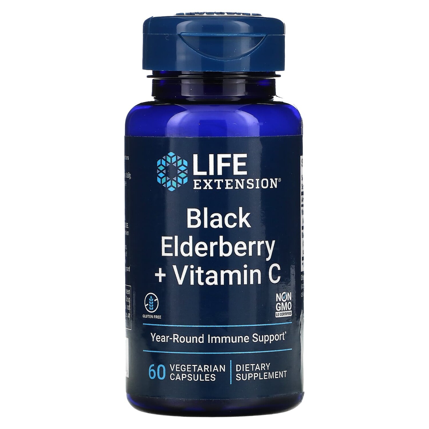 

Черная Бузина Life Extension с витамином C, 60 вегетарианских капсул