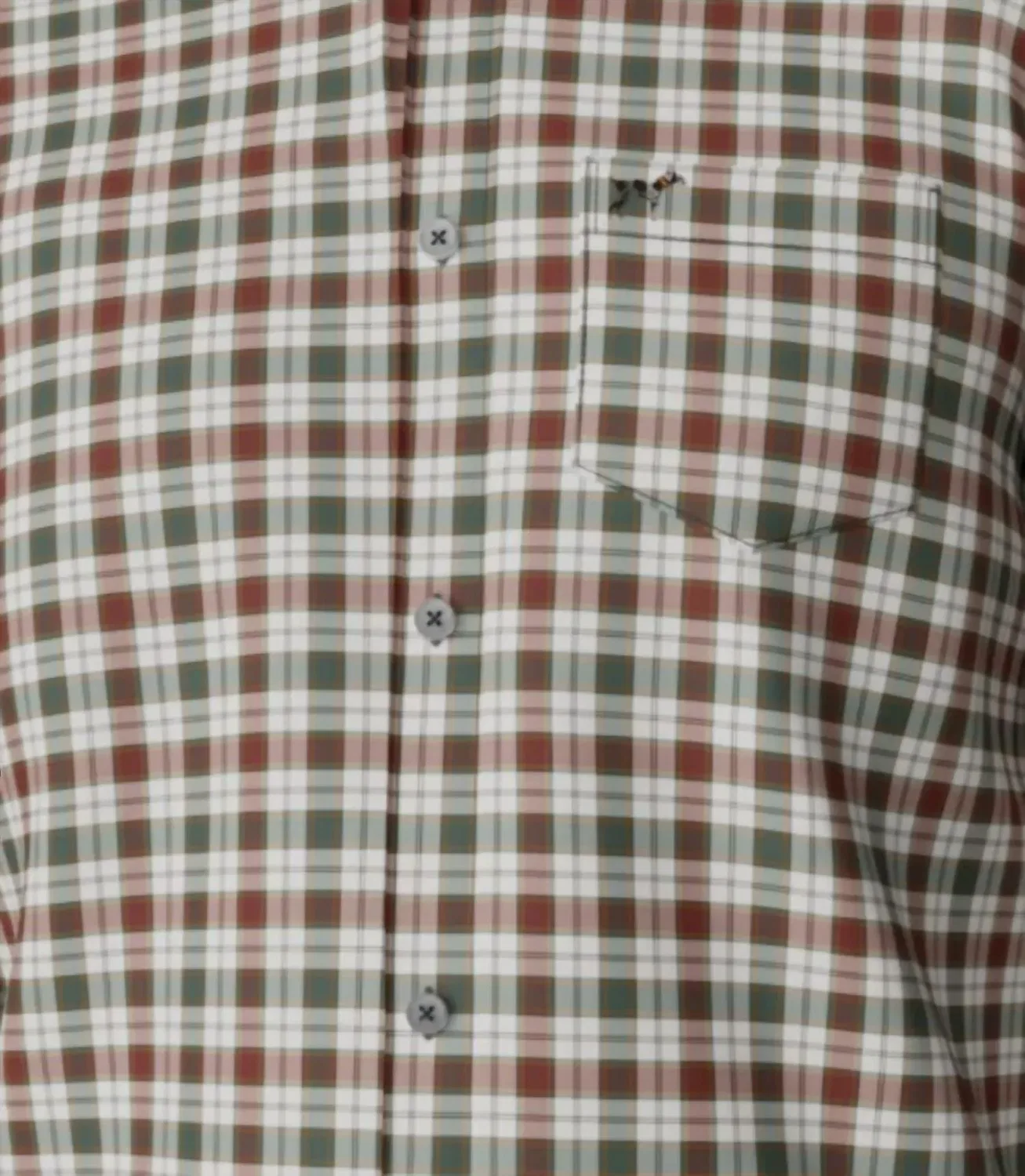 Детская рубашка для мальчиков с принтом Hadley Vintage Wright Festive Plaid Southern Point Co., Wright Festive Plaid — фото 2