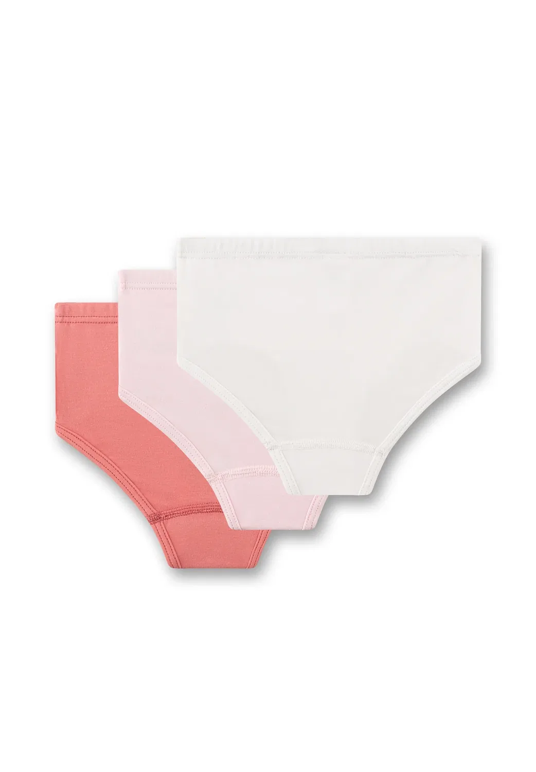 Mädchen-Hüftslip (dreierpack) и кремовые трусы Sanetta, Rosa — фото 2