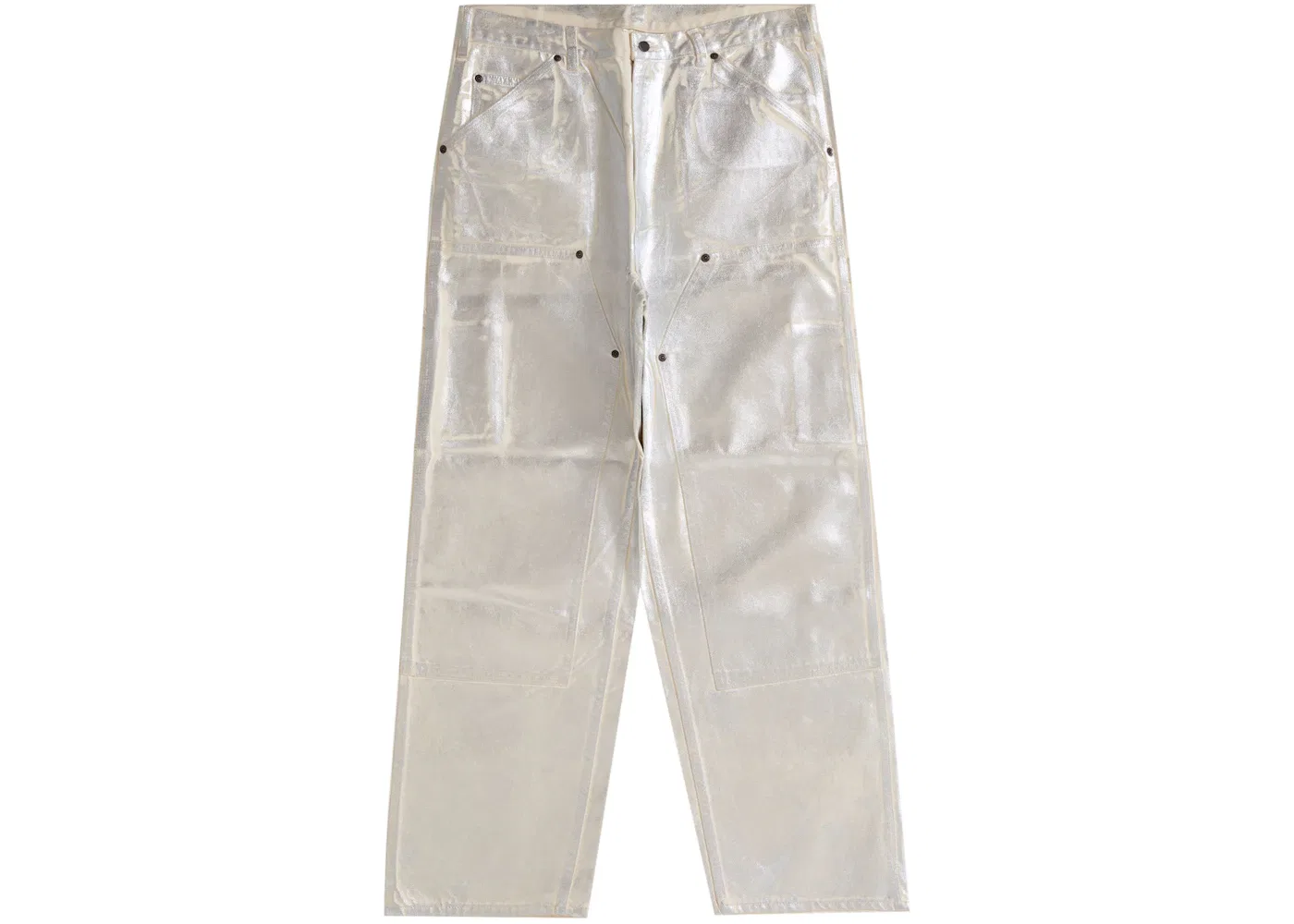 Мужские брюки с двойным коленом Supreme MM6 Maison Margiela Foil Double Knee Painter Pant, Natural