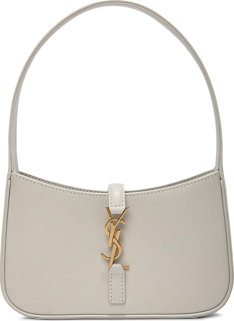 

Сумка Saint Laurent Le 5 À 7 Mini Hobo Bag Crema Soft, белый