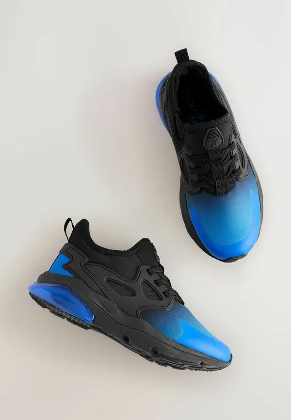Кроссовки для скейтбординга с градиентом School trainers Next Blue Ombre, черный/синий — фото 3