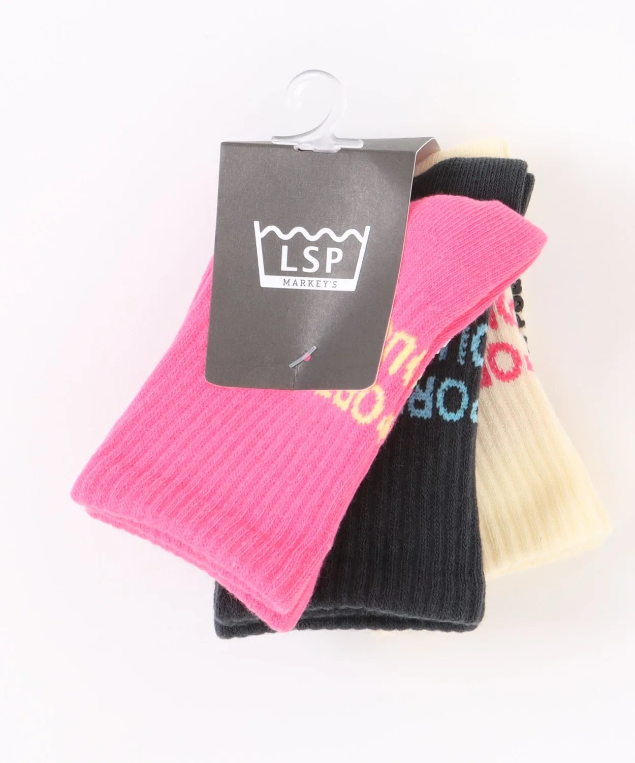 Детские носки с принтом, комплект из 3 пар Life Support Products, Pink