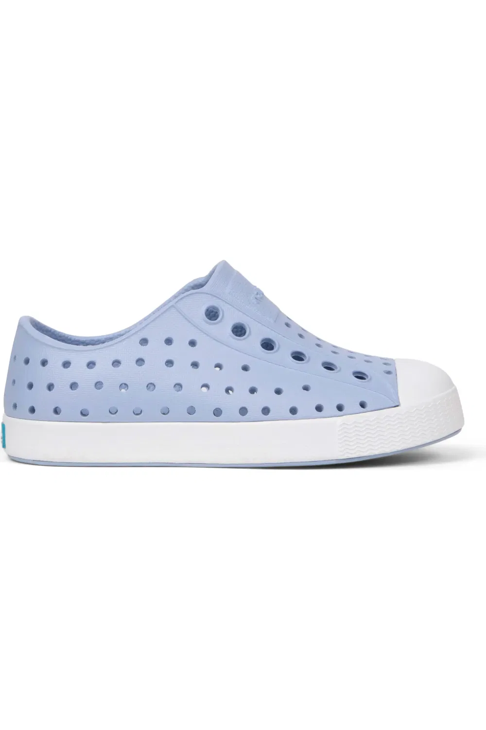 Кеды детские водонепроницаемые Jefferson Slip-On Native Shoes, небесно-голубой/белый — фото 3
