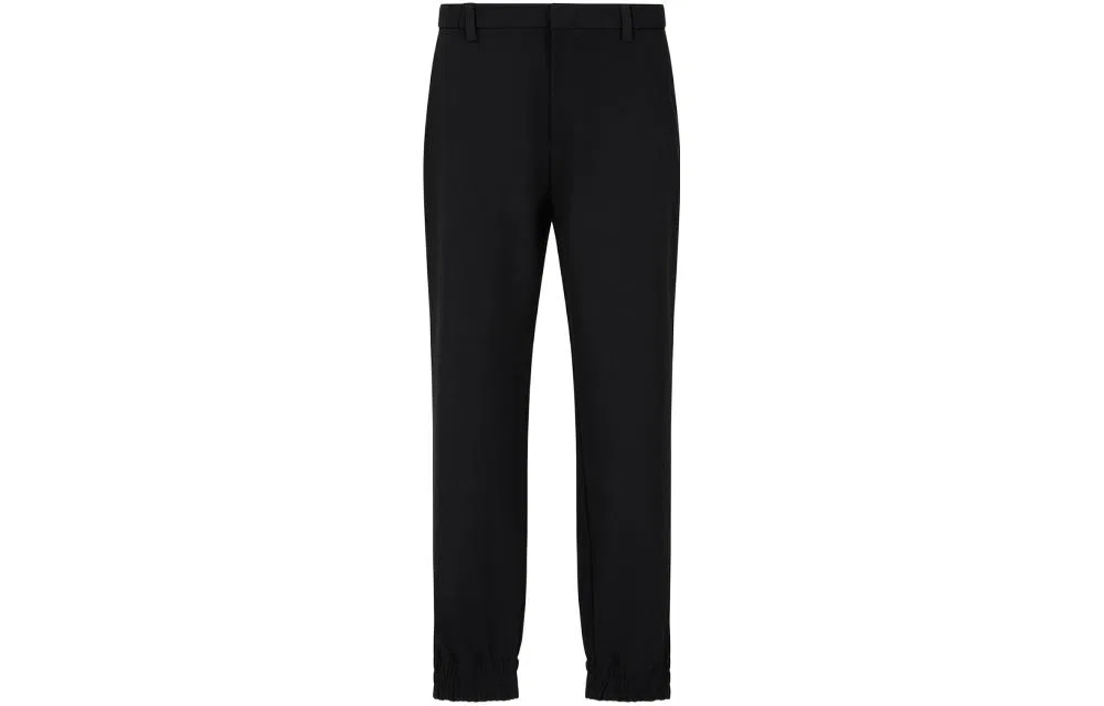 Мужские брюки повседневные Black EMPORIO ARMANI