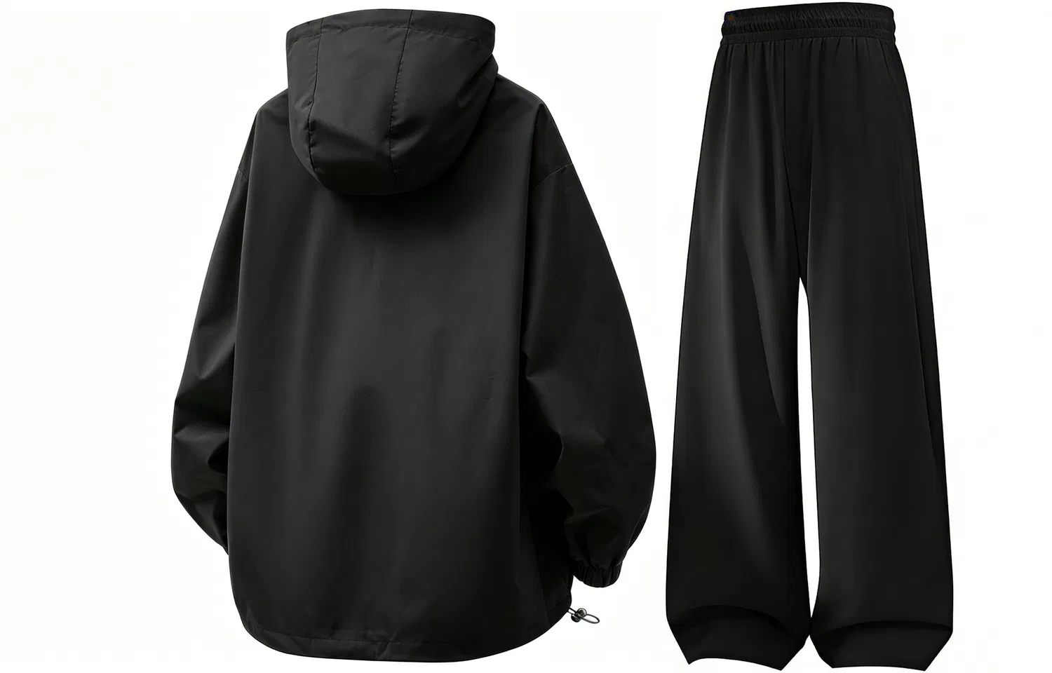 Женский комплект из куртки-ветровки и брюк с капюшоном, немодельный, Windbreaker Jacket & Pants Sets, WARRIOR — фото 4