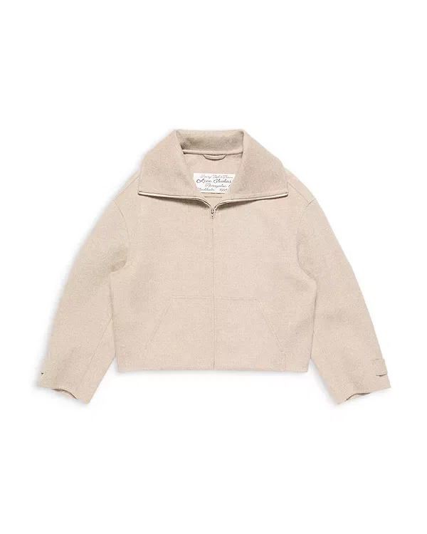 Женский свитер с воротником-хобот из шерсти и кашемира Acne Studios, Oatmeal Melange