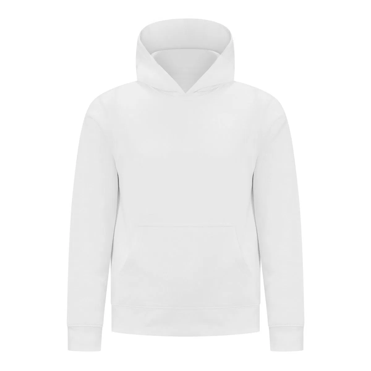 Детский пуловер с капюшоном из флиса Everyday Kids, White