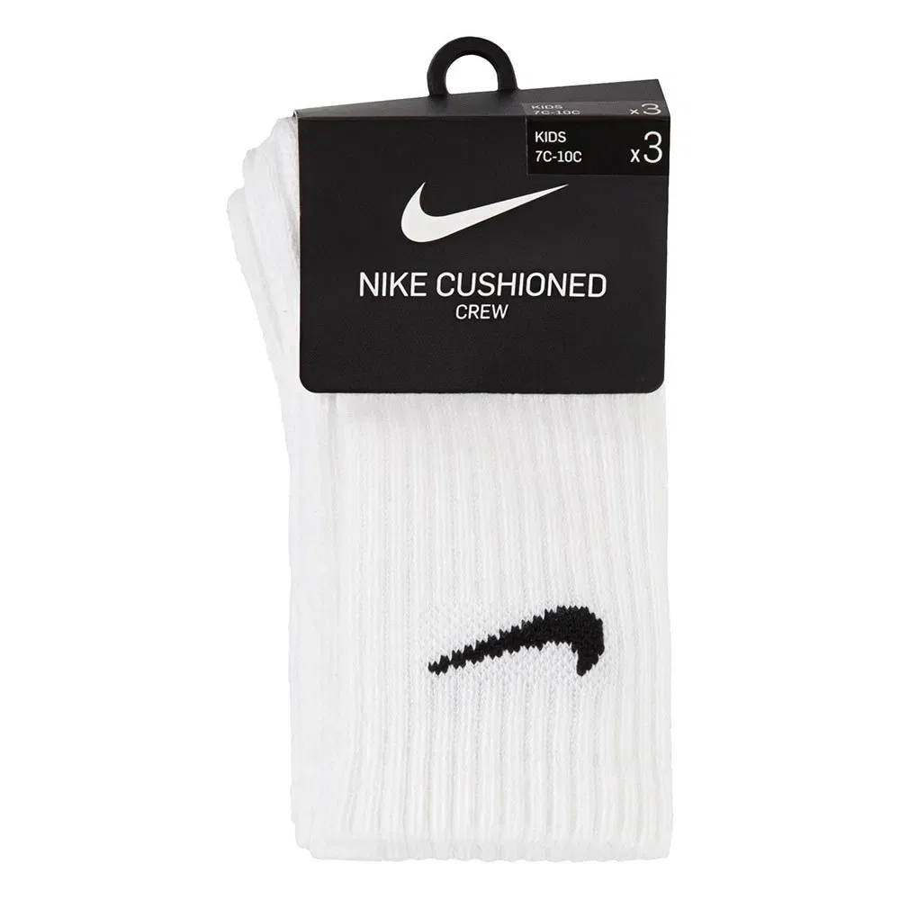 Носки Nike Basic Crew 3 пары, белый — фото 4