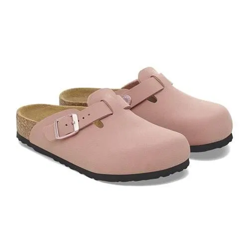 Детские деревянные сабо Birkenstock Boston, Роза — фото 4