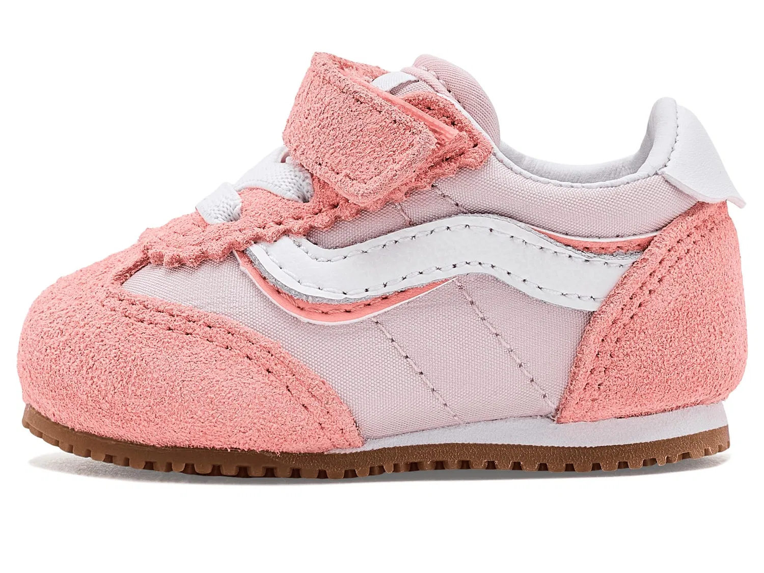 Кроссовки Super Lowpro V (для младенцев и малышей) Vans Kids, Pale Petal Pink — фото 4