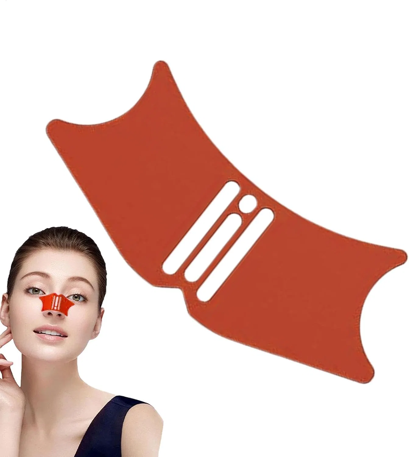 Трафарет для контурирования носа Silicone, Orange Generic