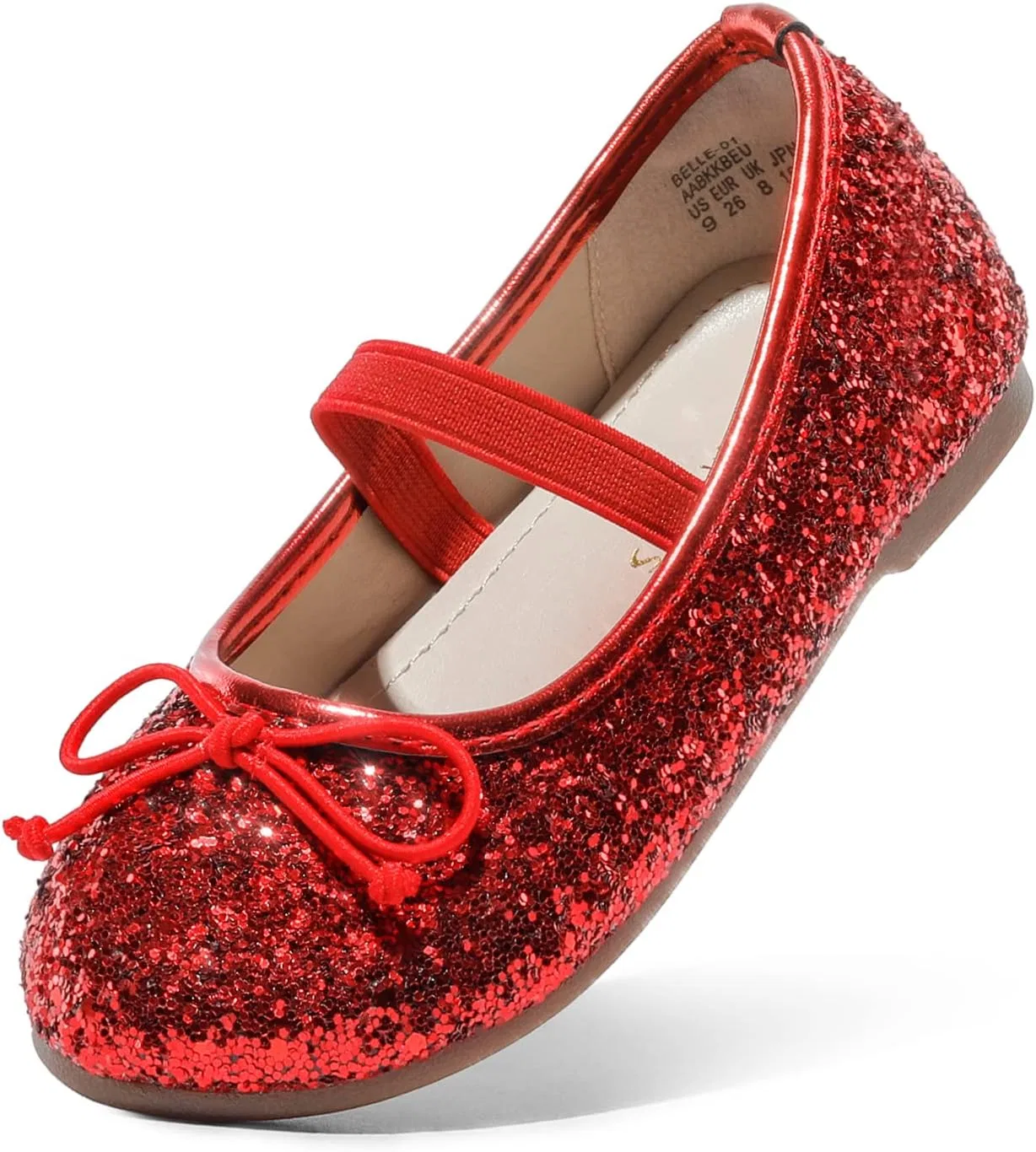 Детские балетки для девочек DREAM PAIRS, Red