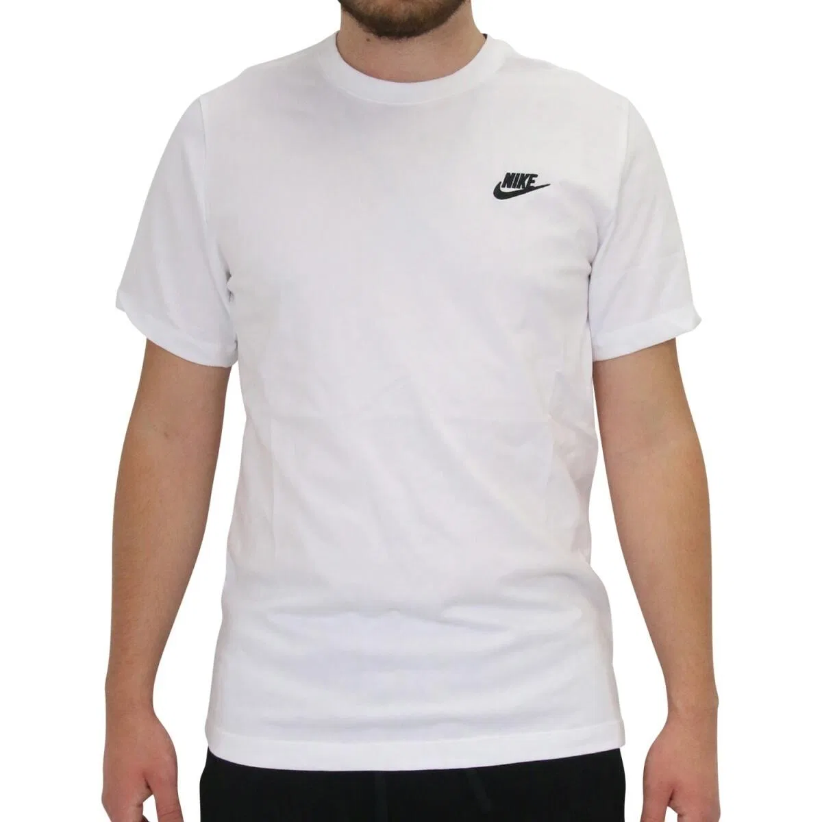 Мужская футболка Nike NSW CLUB TEE, Белый — фото 3