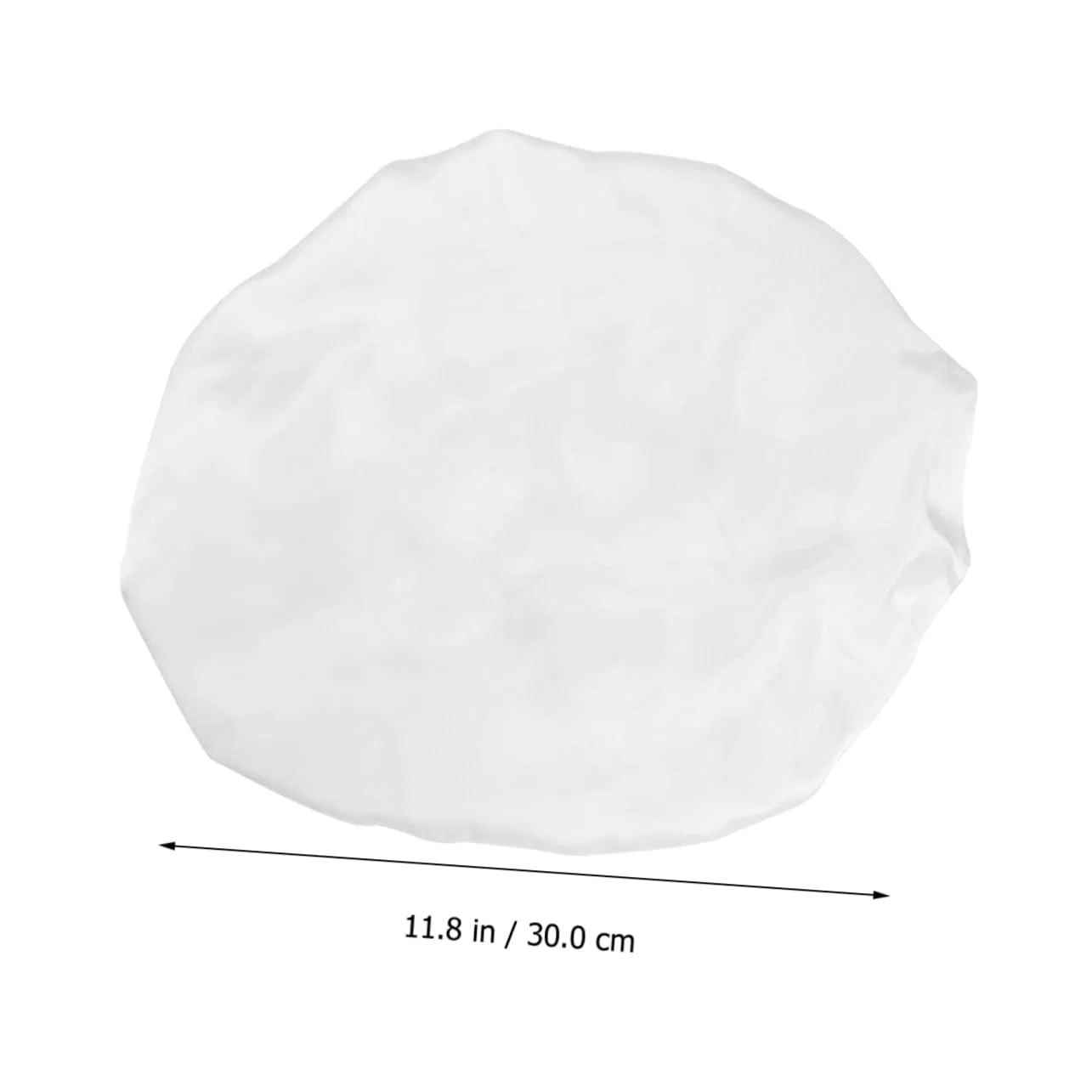 Шапочка для душа Silk Satin, FOMIYES, 2 Pack, White — фото 2