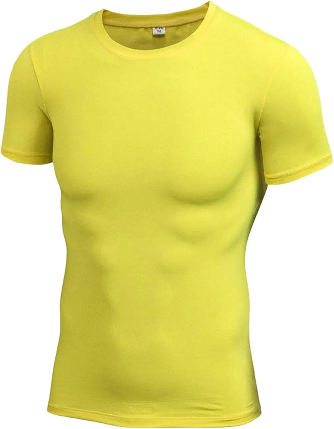 Мужская спортивная футболка slim fit Athletic, Yellow — фото 2