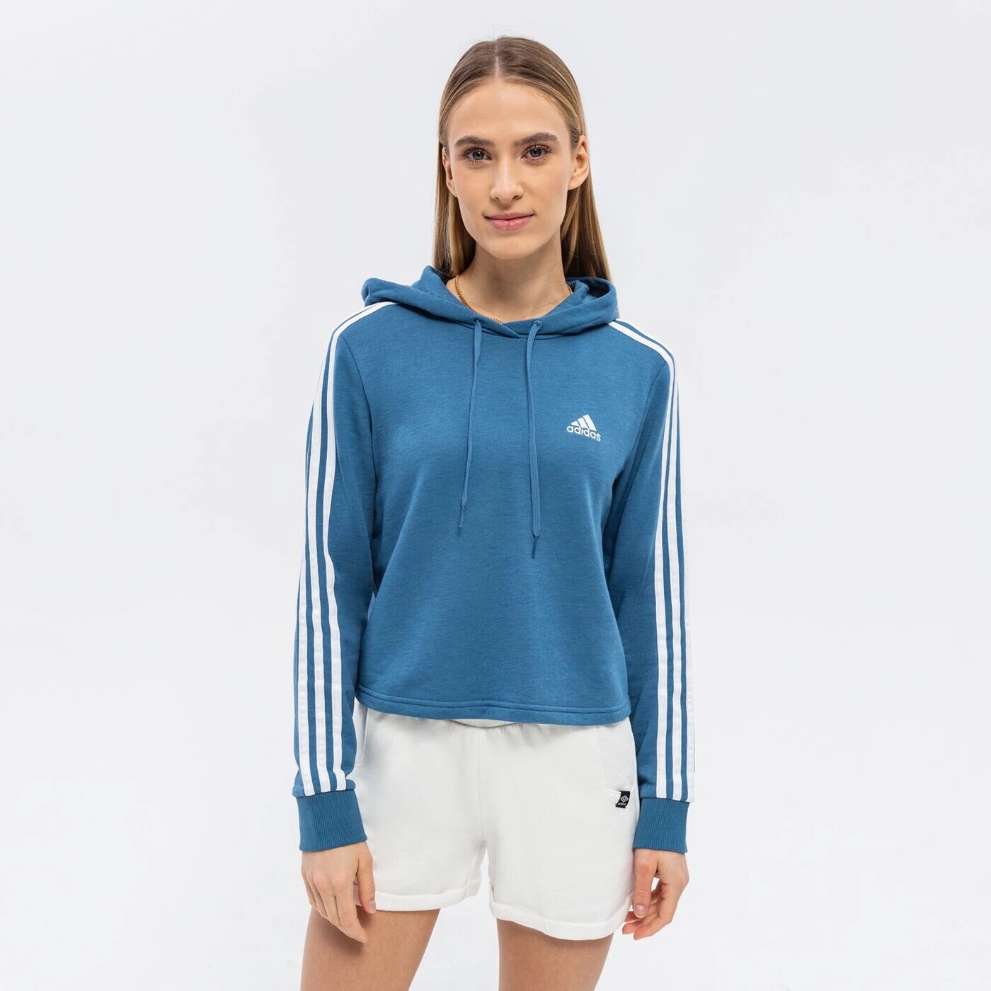 

Худи Adidas 3S, синий