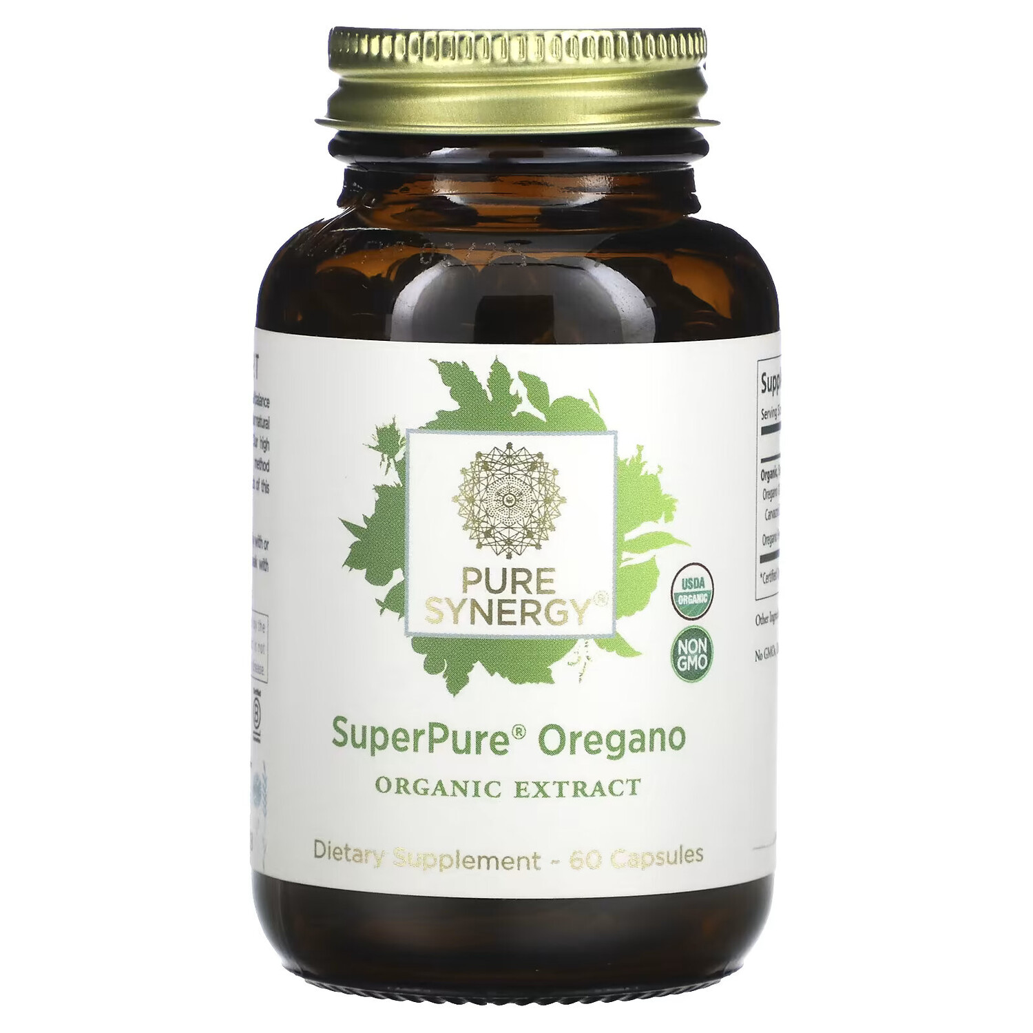 

Pure Synergy, Орегано SuperPure, 60 капсул