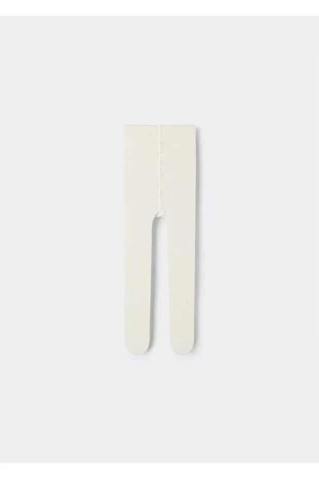 Детские колготки для девочек из органического хлопка Calzedonia, Milk White