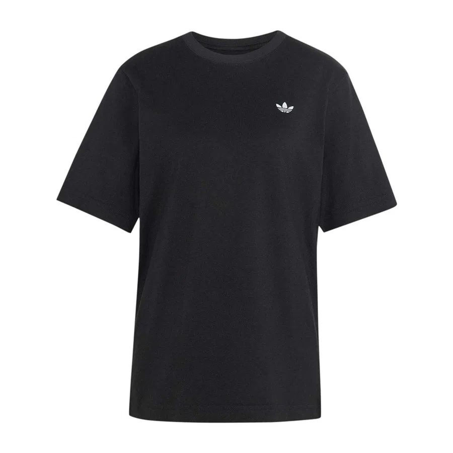 Женская футболка свободного кроя с круглым вырезом Ess Tee adidas, Черный