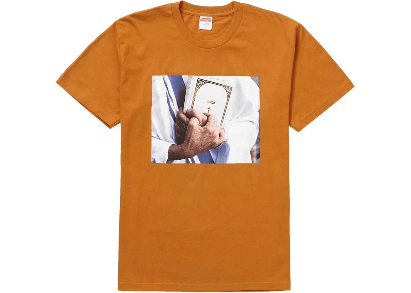 Мужская футболка с принтом Bible Tee Supreme, Burnt Orange