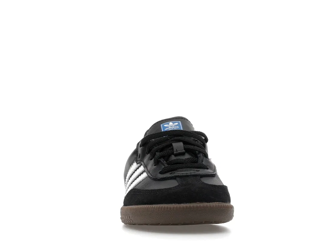 Детские кроссовки классические Samba OG Adidas, Core Black Cloud White Gum — фото 2