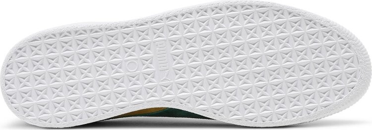Кроссовки Puma Suede Vintage Retro Made In Japan Spectra Yellow Amazon Green, желтый — фото 4