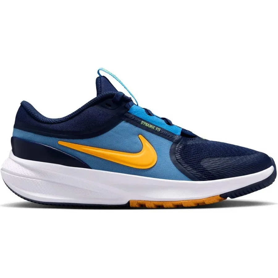 Детские кроссовки с шнуровкой Star Runner 5 Gs Nike, Синий — фото 3
