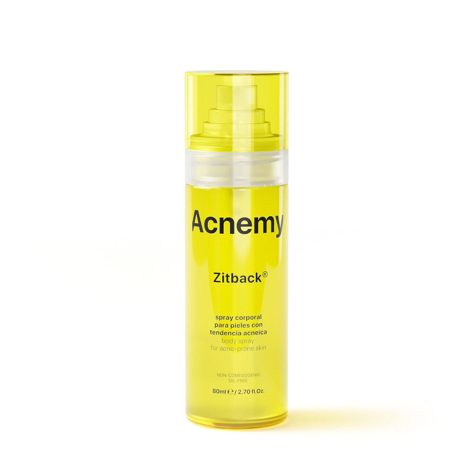 

Acnemy Zitback спрей для тела от прыщей с BHA + AHA кислотами, 80 мл