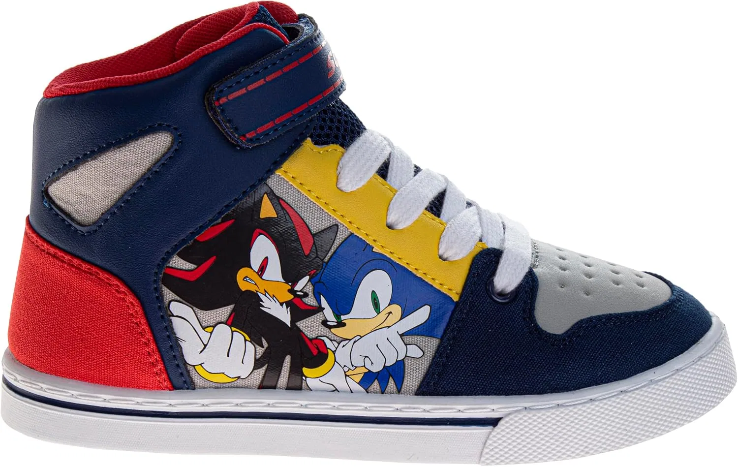 Детские кроссовки для мальчиков с принтом Sonic The Hedgehog Josmo, Blue Sonic Tails Knuckles Shadow — фото 2