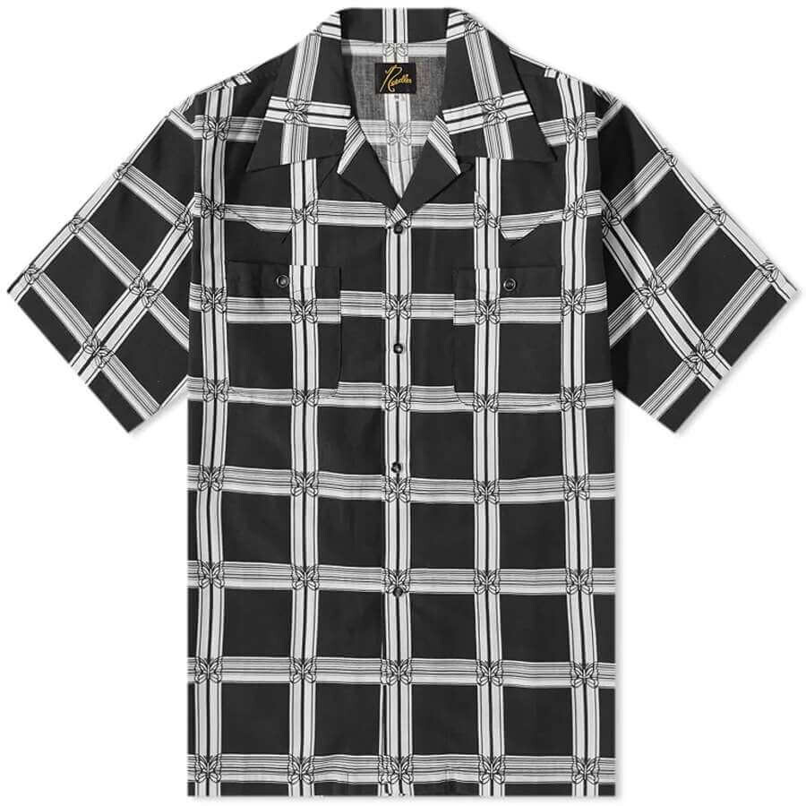 

Рубашка Needles Papillion Plaid Vacation, черный