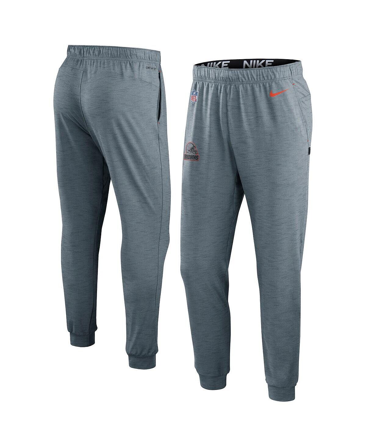 

Мужские брюки heather grey cleveland browns sideline pop player performance lounge Nike, мульти