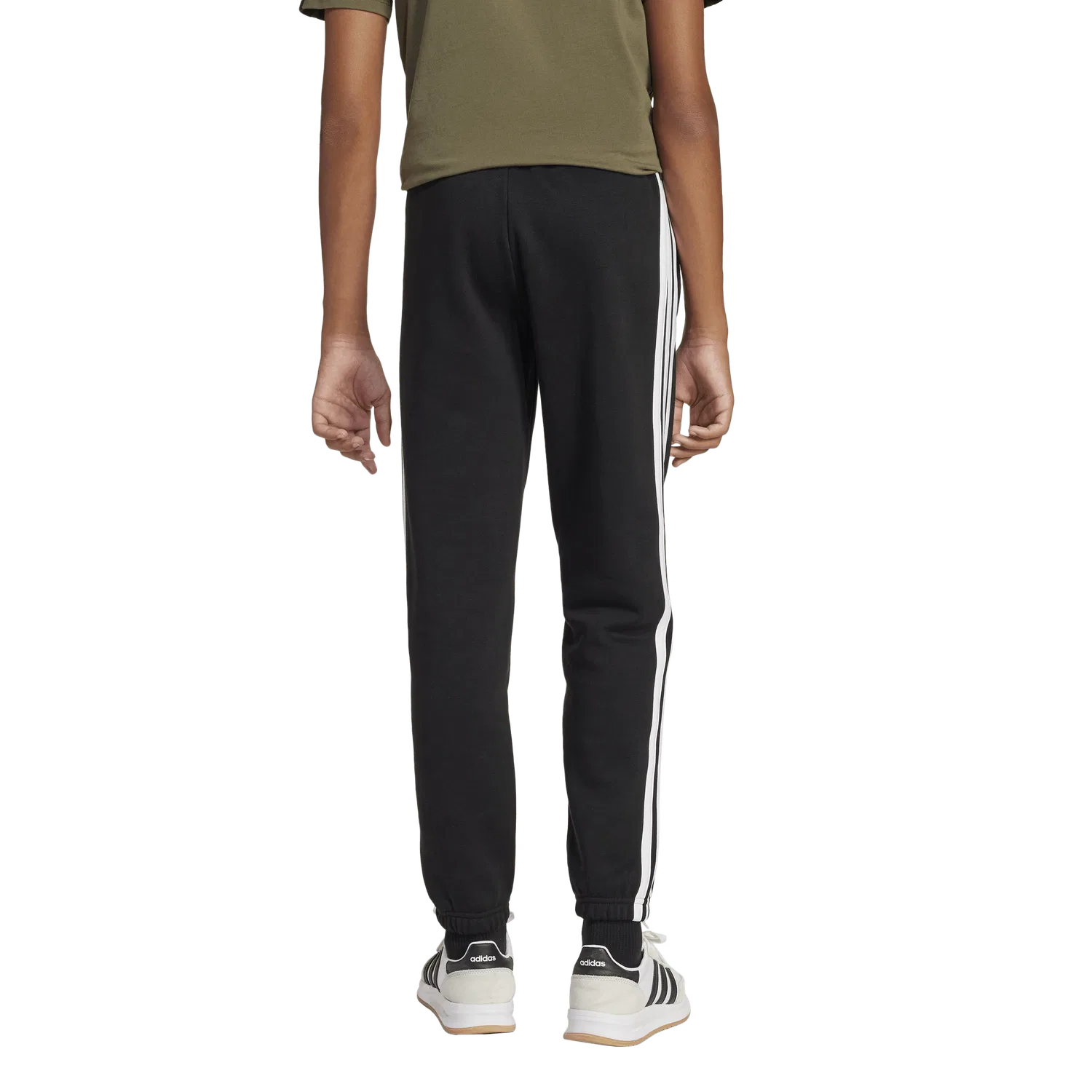 Детские спортивные штаны с боковыми карманами Adidas, черный — фото 3