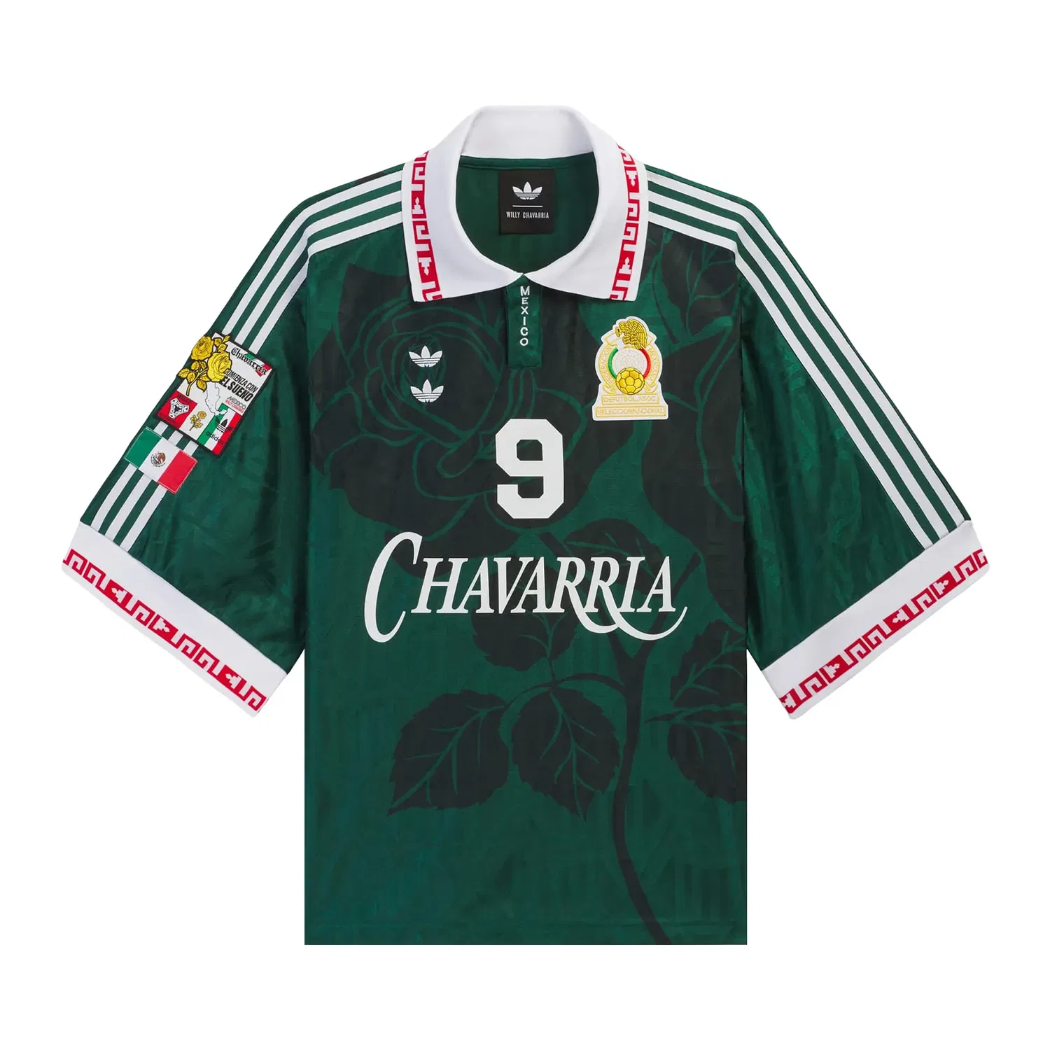 Футболка Adidas x Willy Chavarria, зеленый
