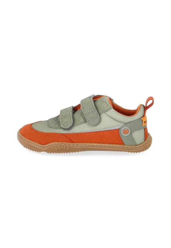 Ботинки из текстиля и синтетики Erle Qnuffs, Green-orange, оранжевый
